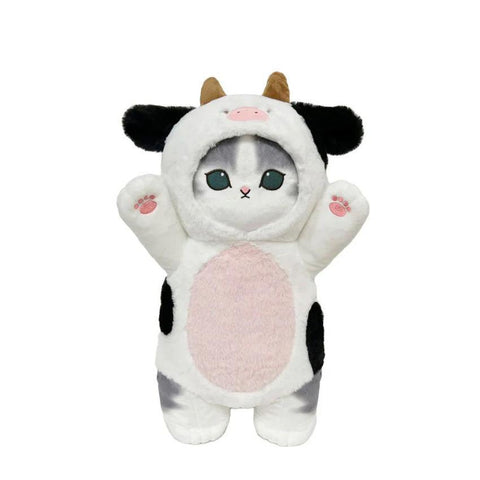 Mofusand Cow Dress Up Plush, Small