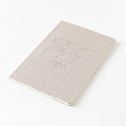 Yuru Log Monthly Free Diary Notebook
