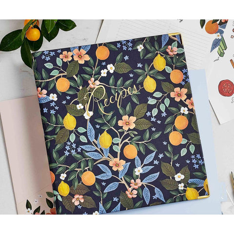 Citrus Grove Recipe Binder