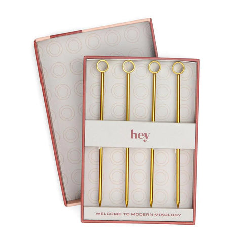 The Owen Gold Cocktail Picks Set