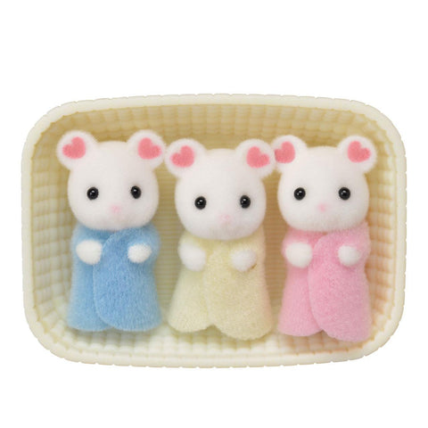 Marshmallow Mouse Triplets