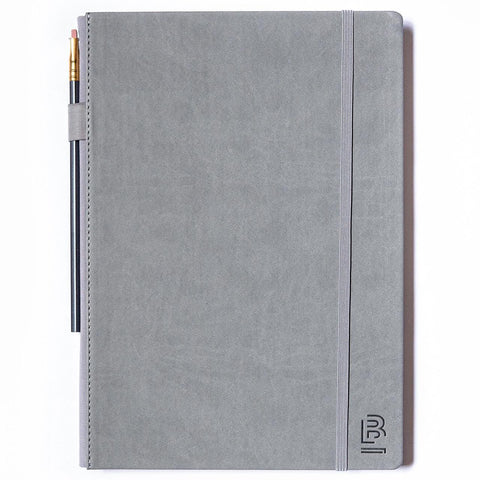 Large Blackwing Slate Ruled Notebook, Grey