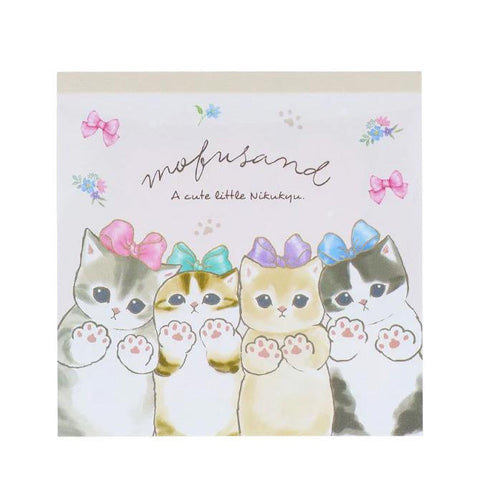 Mofusand Cat Paws Memo Pad