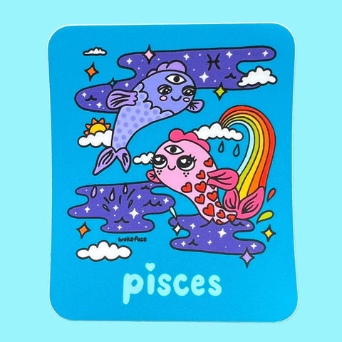 Wokeface Zodiac Stickers