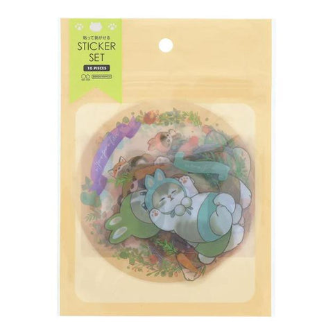 Mofusand Nyanpantsu Removable Sticker Set