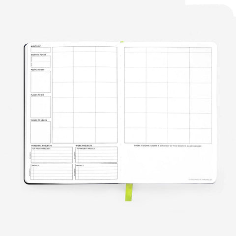 Moss Green Daily Undated Planner