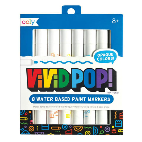 Vivid Pop! Water Based Paint Marker Set