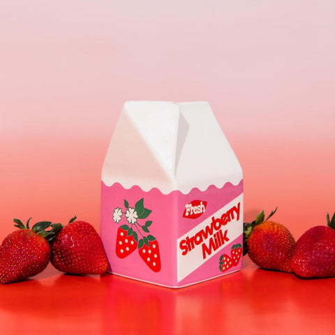 Strawberry Milk Vase
