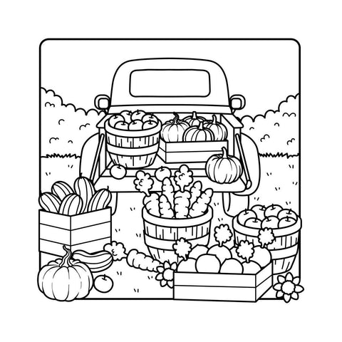 The Comfy Fall Coloring Book