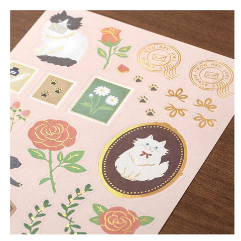 Collage Cat Letter Set