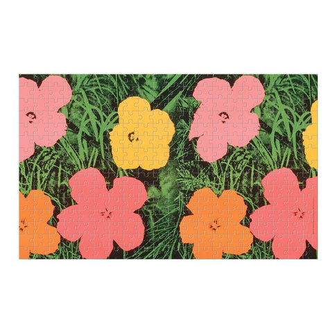 Andy Warhol Flowers 300 Piece Lenticular Puzzle