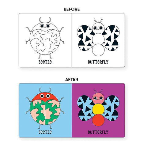 Bug Out! Color Magic Bath Book