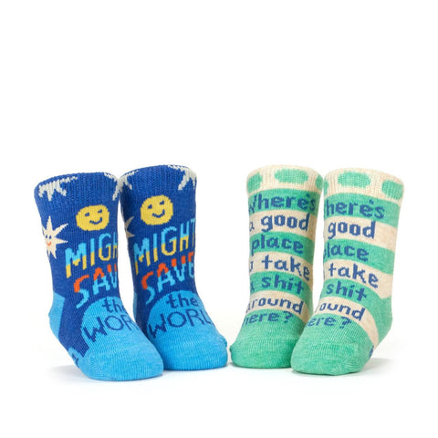Save the World Baby Sock Set