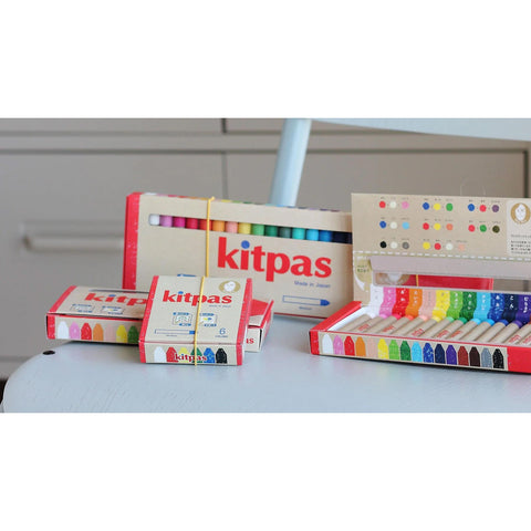 Kitpas Rice Bran Wax Crayons
