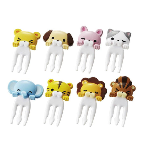 Animal Fork Bento Food Picks