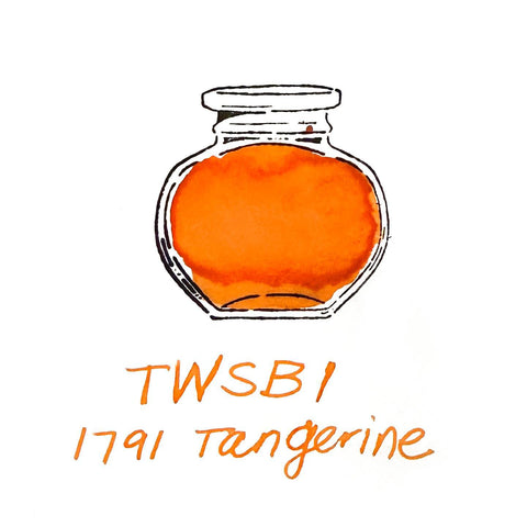 TWSBI 1791 Bottled Ink, Tangerine