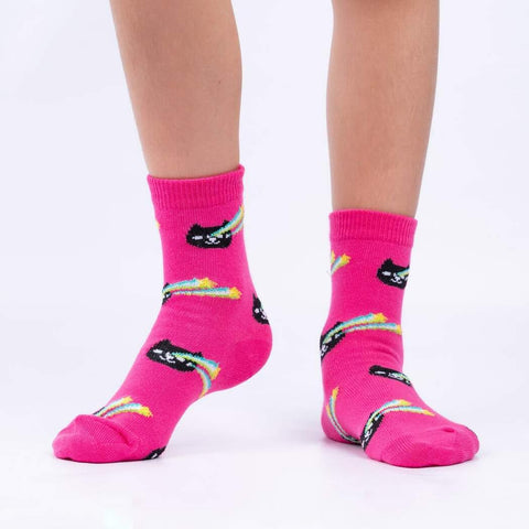 Space Cats Kids Socks, Pack of 3