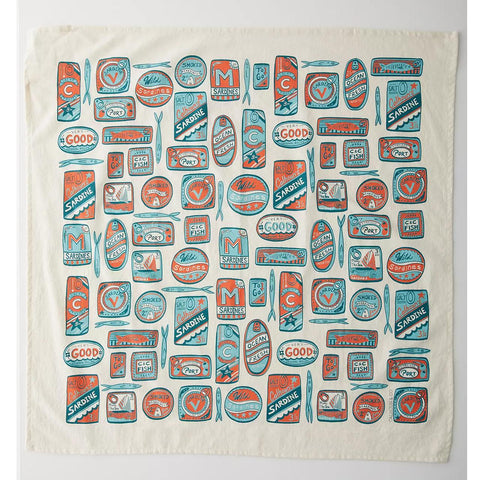 Sardines Tea Towels