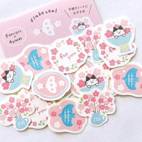 Yuru Sakura Sticker Flakes