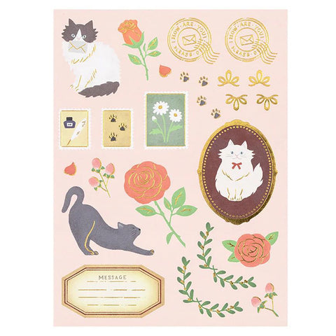 Collage Cat Letter Set