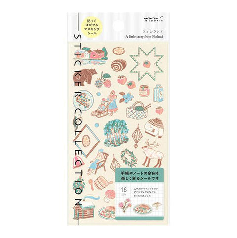 Finnish Motifs Sticker Sheet
