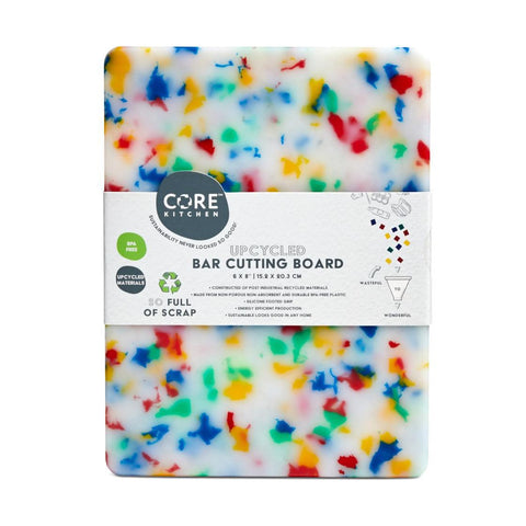 Upcycled Plastic Confetti Cutting Boards