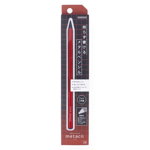 Metacil Pencil, Metallic Red