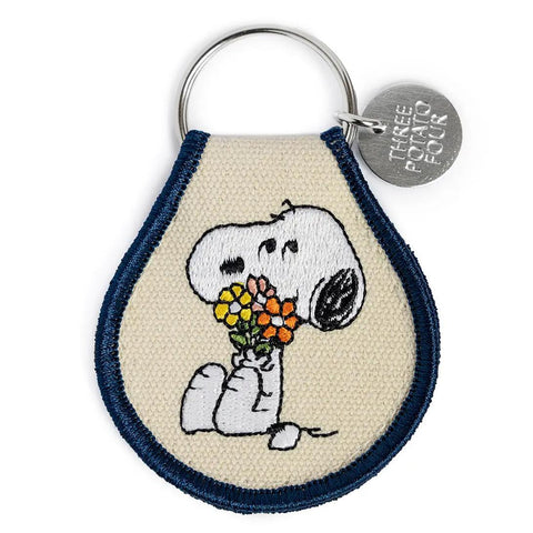 Snoopy Bouquet Patch Keychain