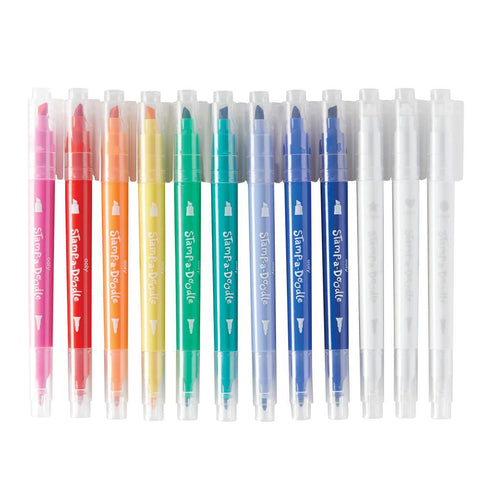 Stamp-a-Doodle Double-Ended Marker Set
