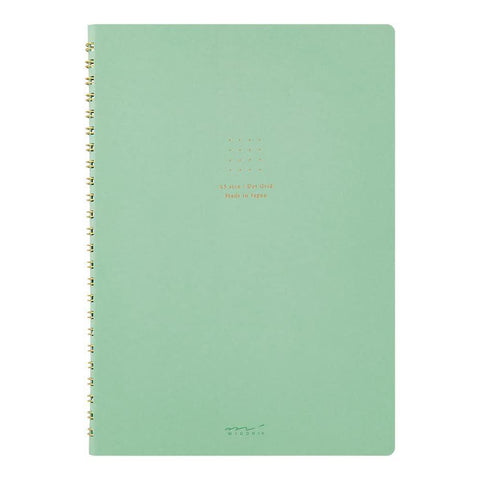 Color Dot Grid Ring Notebooks