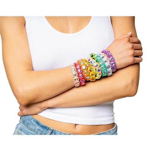 Ice Crystal Pull-On Bracelets