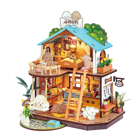 Puppy's Cozy Villa DIY Miniature Kit