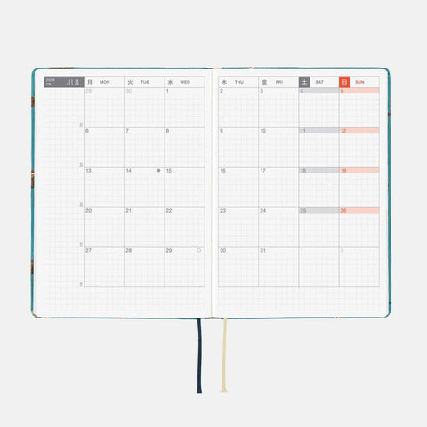 Bow + Tie: In the Forest Hobonichi HON A5 2026 Planner
