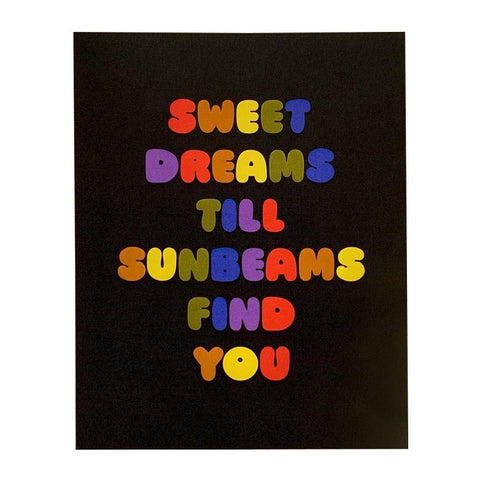 Sweet Dreams Till Sunbeams Print