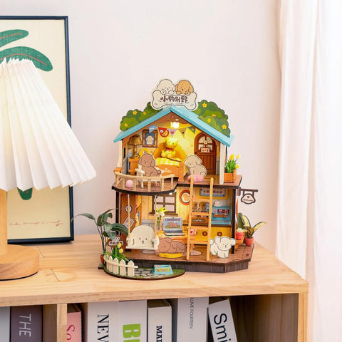 Puppy's Cozy Villa DIY Miniature Kit