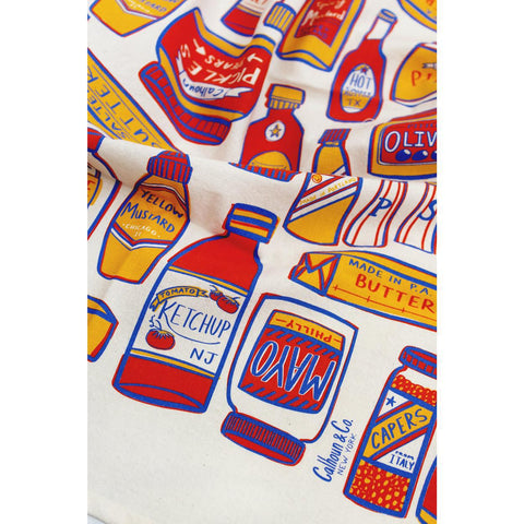 Condiments Tea Towel