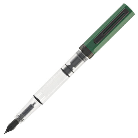 TWSBI Eco Fountain Pen, Irish Green + Onyx Trim