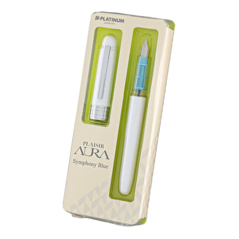 Plaisir Aura Fountain Pen, Symphony Blue