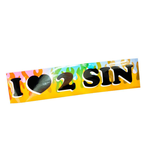 I ❤️ 2 Sin Bumper Sticker