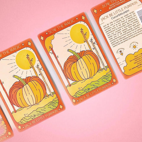 Jack Be Little Pumpkin Tarot Seed Packet