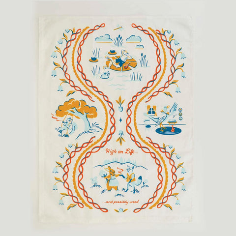 High on Life Dish Towel