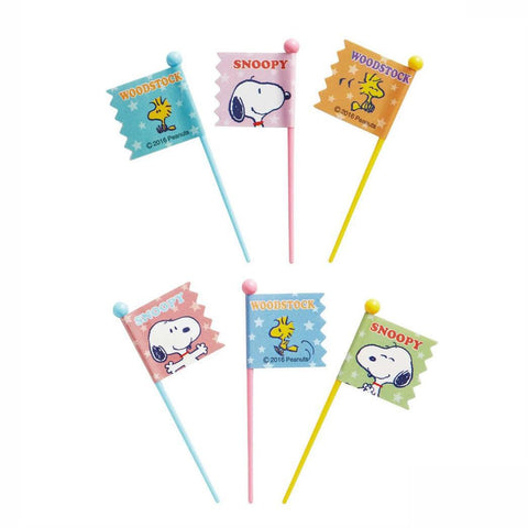 Snoopy Flag Food Picks