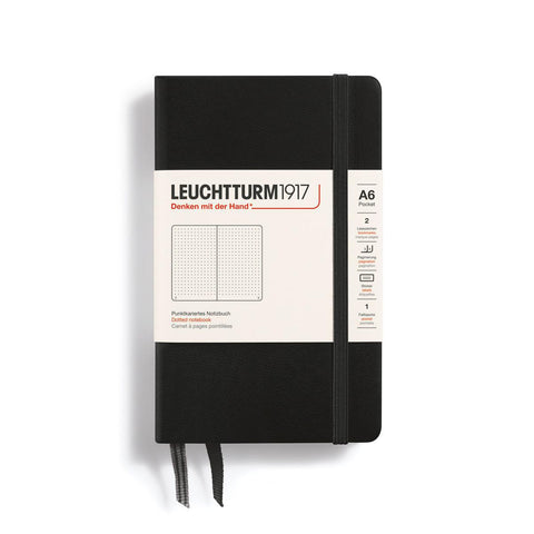 Hardcover Pocket Notebooks, Black