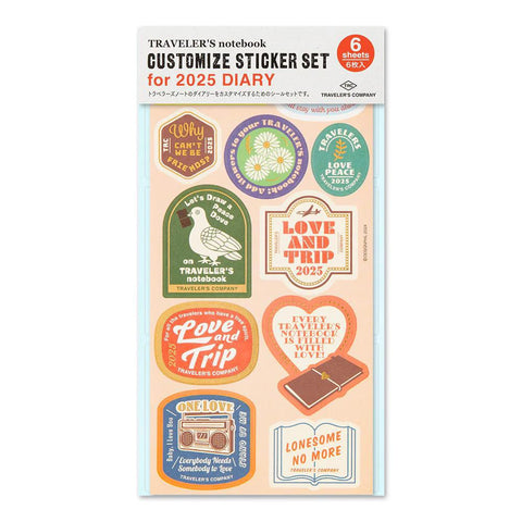 TRAVELER'S notebook LOVE AND TRIP Sticker Set
