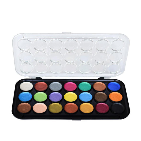 Niji Pearlescent Watercolors, 21 Color Set