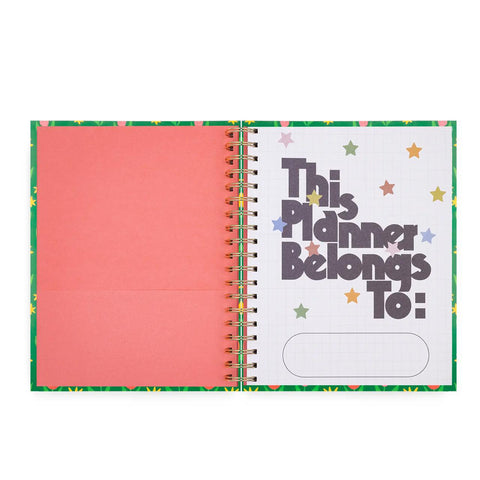 Green Tulips Softcover 2025 Planner