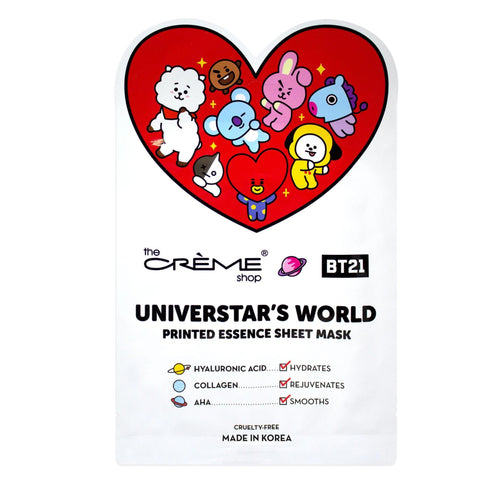 BT21 Universtars World Sheet Mask