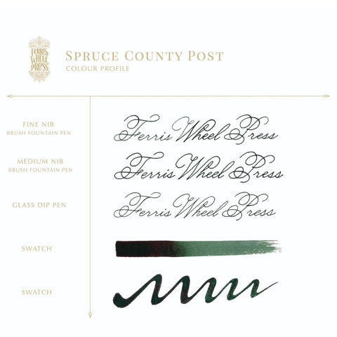 Spruce County Post Fountain Pen Ink