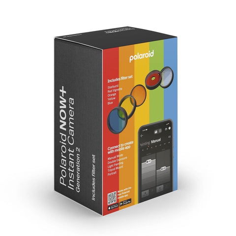 Polaroid Now+ Generation 2 i-Type Instant Camera + 5 lens filters