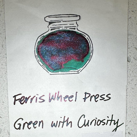 Green with Curiosity FerriTales Fountain Pen Ink